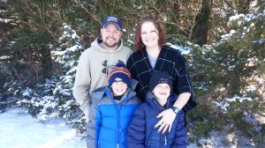 Our family on Christmas Eve, 2015.